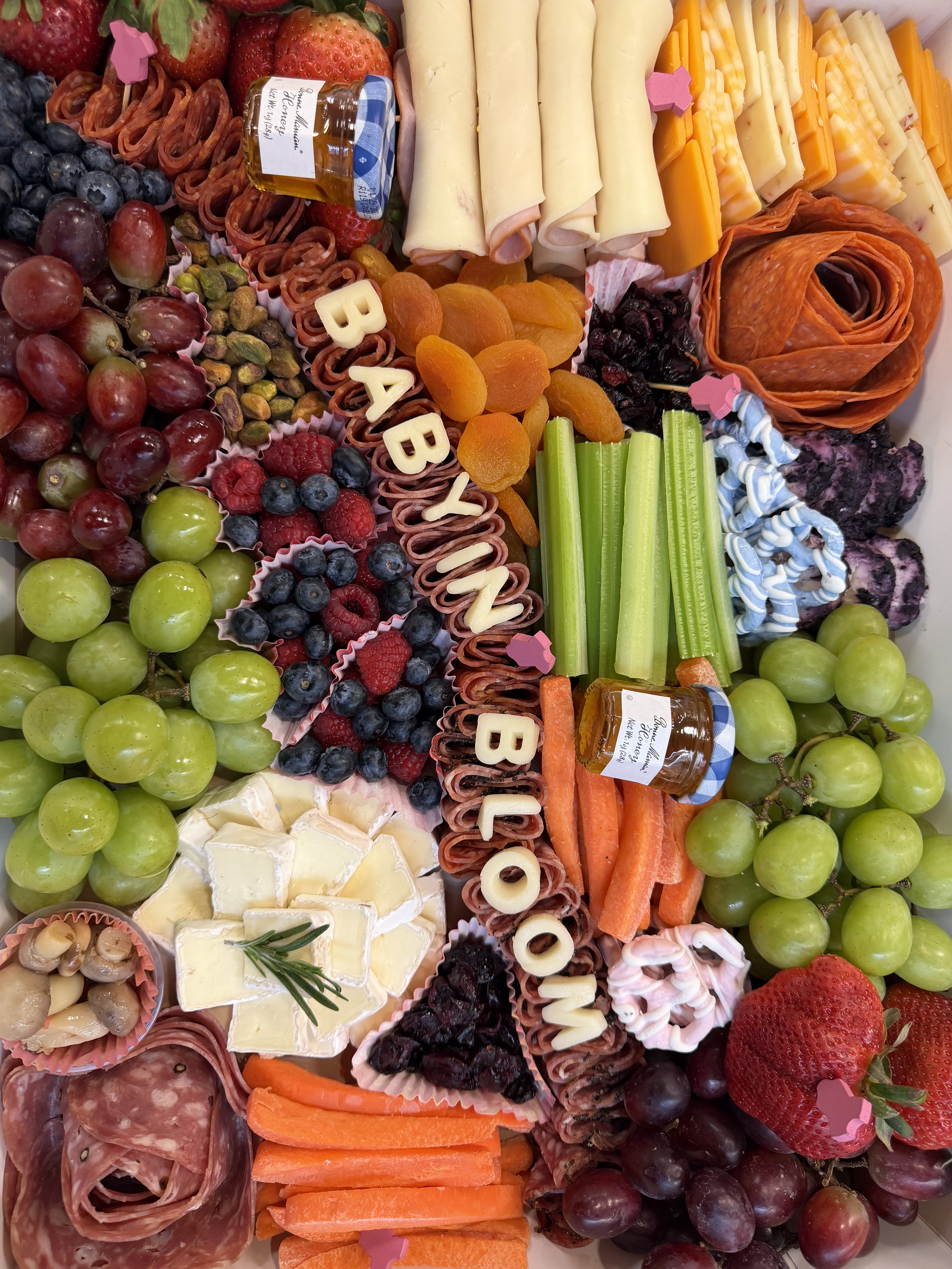 Baby shower charcuterie board